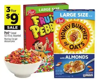 Dollar General Post Cereal offer