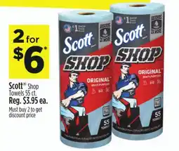 Dollar General Scott Shop Towels offer