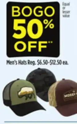 Dollar General Men's Hats offer