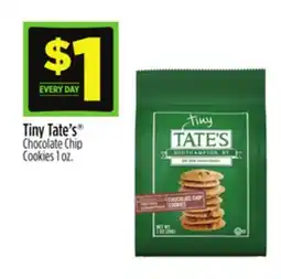 Dollar General Tiny Tate's Chocolate Chip Cookies offer