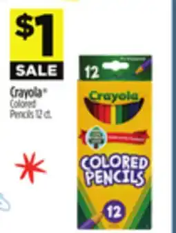 Dollar General Crayola Colored Pencils offer