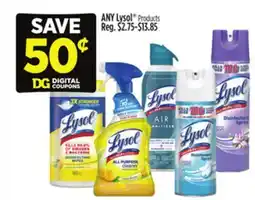 Dollar General ANY Lysol Products offer