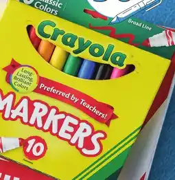 Family Dollar Crayola Markers offer