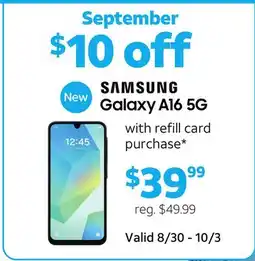 Family Dollar SAMSUNG Galaxy A16 offer