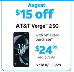 Family Dollar AT&T Verge 2 offer