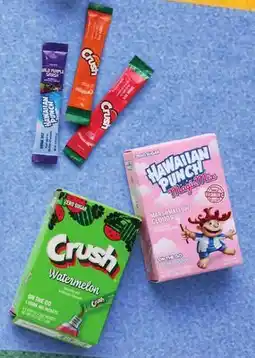Family Dollar Hawaiian Punch or Crush Drink Mix Packets offer