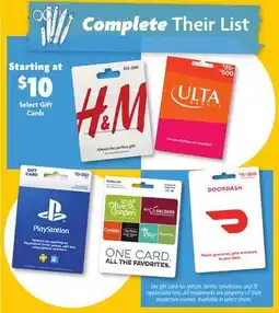 Family Dollar Select Gift Cards offer