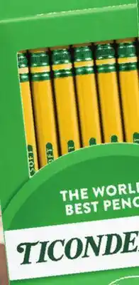 Family Dollar Ticonderoga #2 Yellow Pencils offer