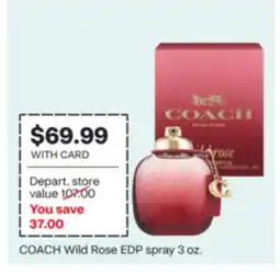 CVS COACH Wild Rose EDP spray offer