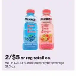 CVS Suerox electrolyte beverage offer