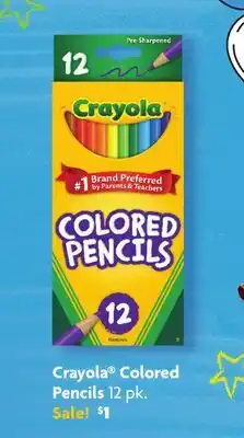 Family Dollar Crayola Colored Pencils offer
