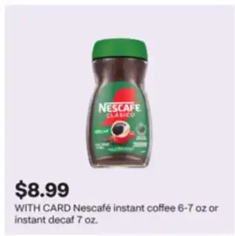 CVS Nescafé instant coffee 6-7 oz or instant decaf 7 oz offer