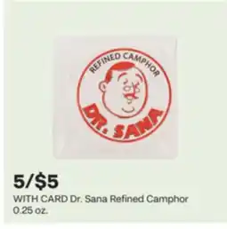 CVS Dr. Sana Refined Camphor offer