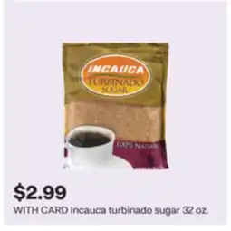 CVS Incauca turbinado sugar offer