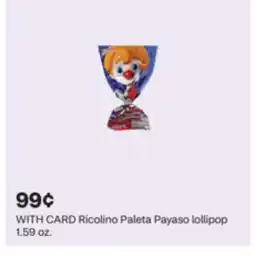 CVS Ricolino Paleta Payaso lollipop offer