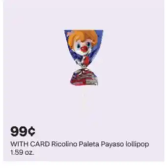 CVS Ricolino Paleta Payaso lollipop offer