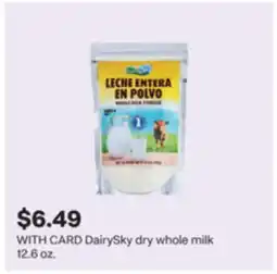 CVS DairySky dry whole milk offer