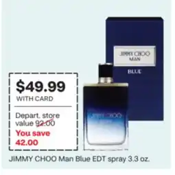 CVS JIMMY CHOO Man Blue EDT spray offer