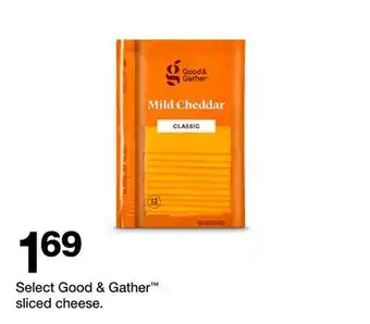 Target Select Good & Gather sliced cheese offer