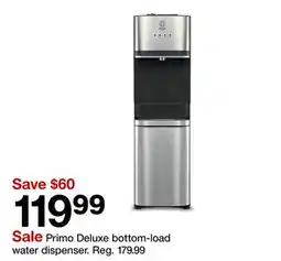 Target Primo Deluxe bottom-load water dispenser offer