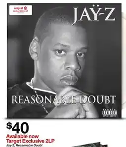 Target Jay-Z, Reasonable Doubt offer