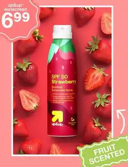 Target up&up Strawberry Scented Sunscreen Spray offer