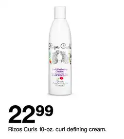 Target Rizos Curls 10-oz. curl defining cream offer