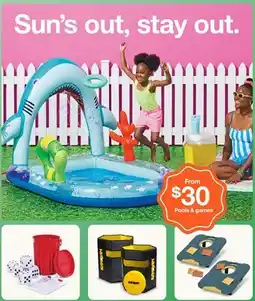 Target Pools & games offer