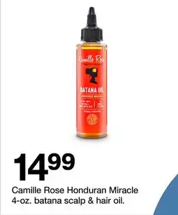 Target Camille Rose Honduran Miracle 4-oz. batana scalp & hair oil offer