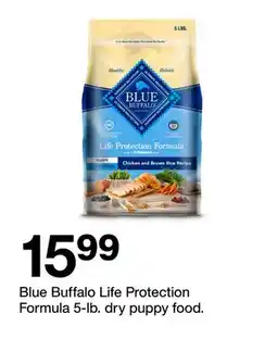 Target Blue Buffalo Life Protection Formula 5-lb. dry puppy food offer