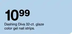 Target Dashing Diva 32-ct. glaze color gel nail strips offer