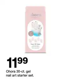 Target Ohora 30-ct. gel nail art starter set offer