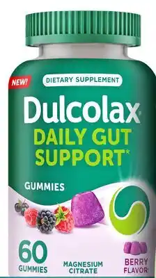 Target Dulcolax 60-ct. daily gut support gummies offer