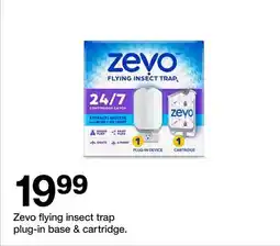 Target Zevo flying insect trap plug-in base & cartridge offer