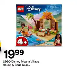 Target LEGO Disney Moana Village House & Boat offer