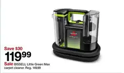 Target BISSELL Little Green Max carpet cleaner offer