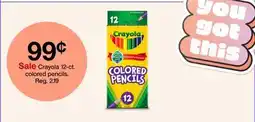 Target Crayola 12-ct. colored pencils offer