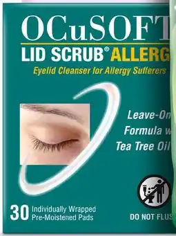 Target OCuSOFT 30-ct. eyelid cleanser pads for allergy sufferers offer
