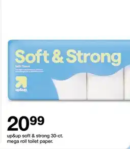 Target up&up soft & strong 30-ct. mega roll toilet paper offer