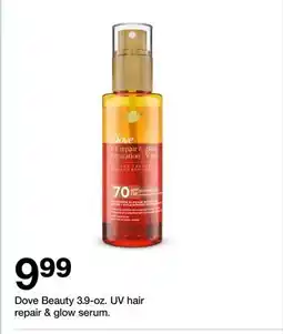 Target Dove Beauty 3.9-oz. UV hair repair & glow serum offer
