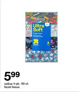 Target up&up 4-pk. 110-ct. facial tissue offer