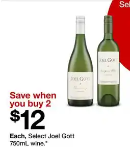 Target Each, Select Joel Gott 750mL wine offer
