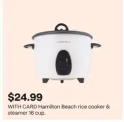 CVS Hamilton Beach rice cooker & steamer offer