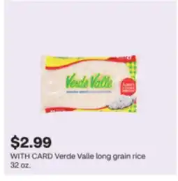 CVS Verde Valle long grain rice offer