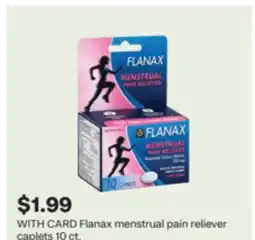 CVS Flanax menstrual pain reliever caplets offer