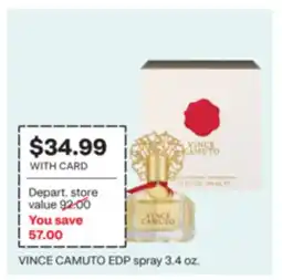 CVS VINCE CAMUTO EDP spray 3.4 oz offer