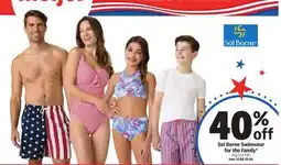Meijer Sol Borne Swimwear for the Family offer