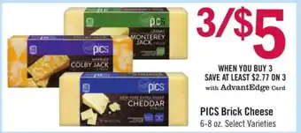 Price Chopper PICS Brick Cheese offer