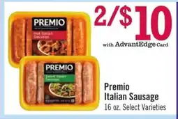 Price Chopper Premio Italian Sausage offer