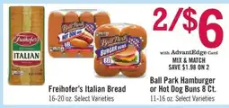 Price Chopper Ball Park Hamburger or Hot Dog Buns 8 Ct offer